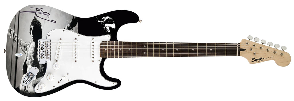 The Who Pete Townshend Signed Fender 1/1 Custom Graphics Photo Guitar ACOA