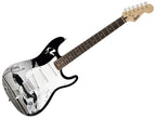 The Who Pete Townshend Signed Fender 1/1 Custom Graphics Photo Guitar ACOA