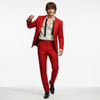 Barocco Leon Resilience Men's Shirt - Red/Red