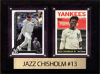 Jazz Chisholm Jr. New York Yankees 2026 2025 2024 Topps Bowman 2 Card Gift Plaque 6X8