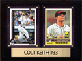 Colt Keith Detroit Tigers 2026 2025 2024 Topps Bowman 2 Card Gift Plaque 6X8