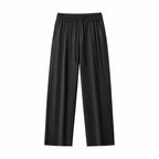 Barocco Flow Men's Textured Shirt & Pants Set - Black