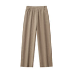 Loft Set – Textured Short Sleeve Shirt & Pant BROWN