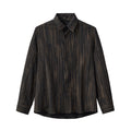 Canyon Set – Printed LS Shirt & Pleated pant BLACK