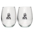 Wolf Stemless Goblets (Set of 2)