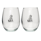 Grizzly Bear Stemless Goblets (Set of 2)