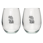 Mountain Goat Stemless Goblets (Set of 2)