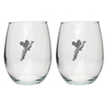 Pheasant Stemless Goblets (Set of 2)
