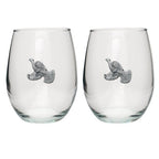 Ruffed Grouse Stemless Goblets (Set of 2)