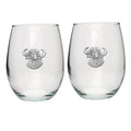 Cape Buffalo Stemless Goblets (Set of 2)
