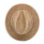 Mens Two Tone Rolled Brim Fedora