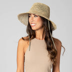 Easy Going - Seagrass Bucket Hat with Raw Edge
