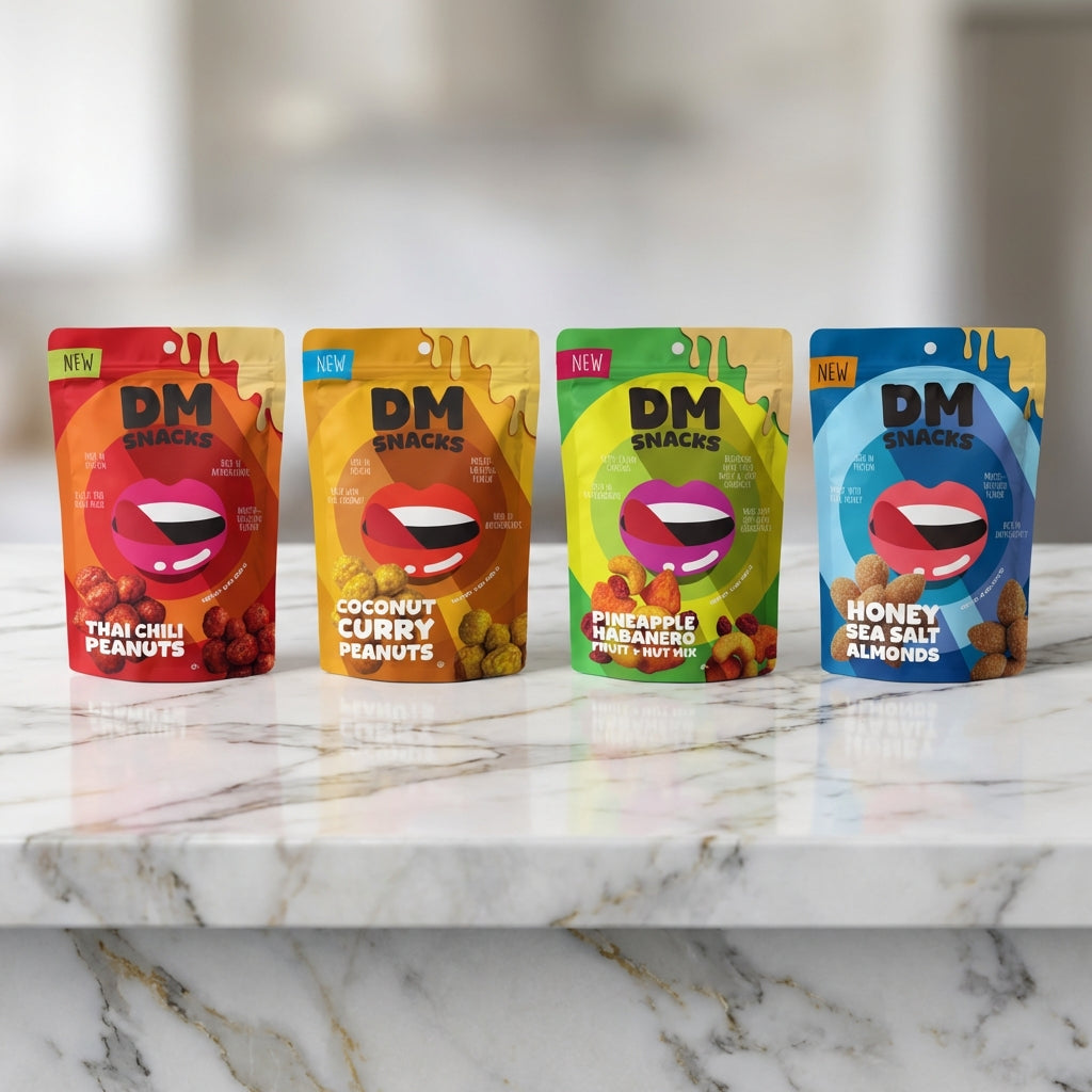 DM Snacks Happy Nuts Collection - 4 Bags