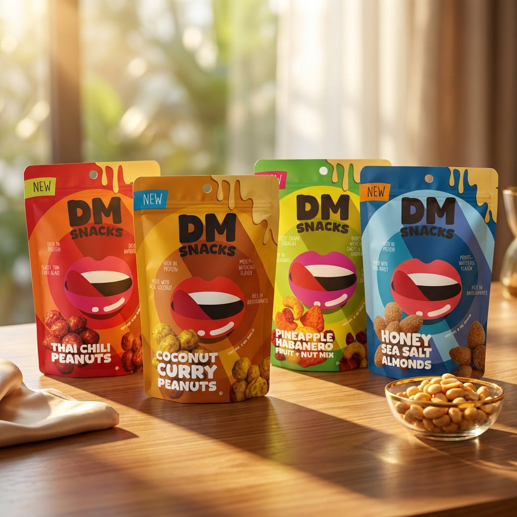 DM Snacks Happy Nuts Collection - 4 Bags