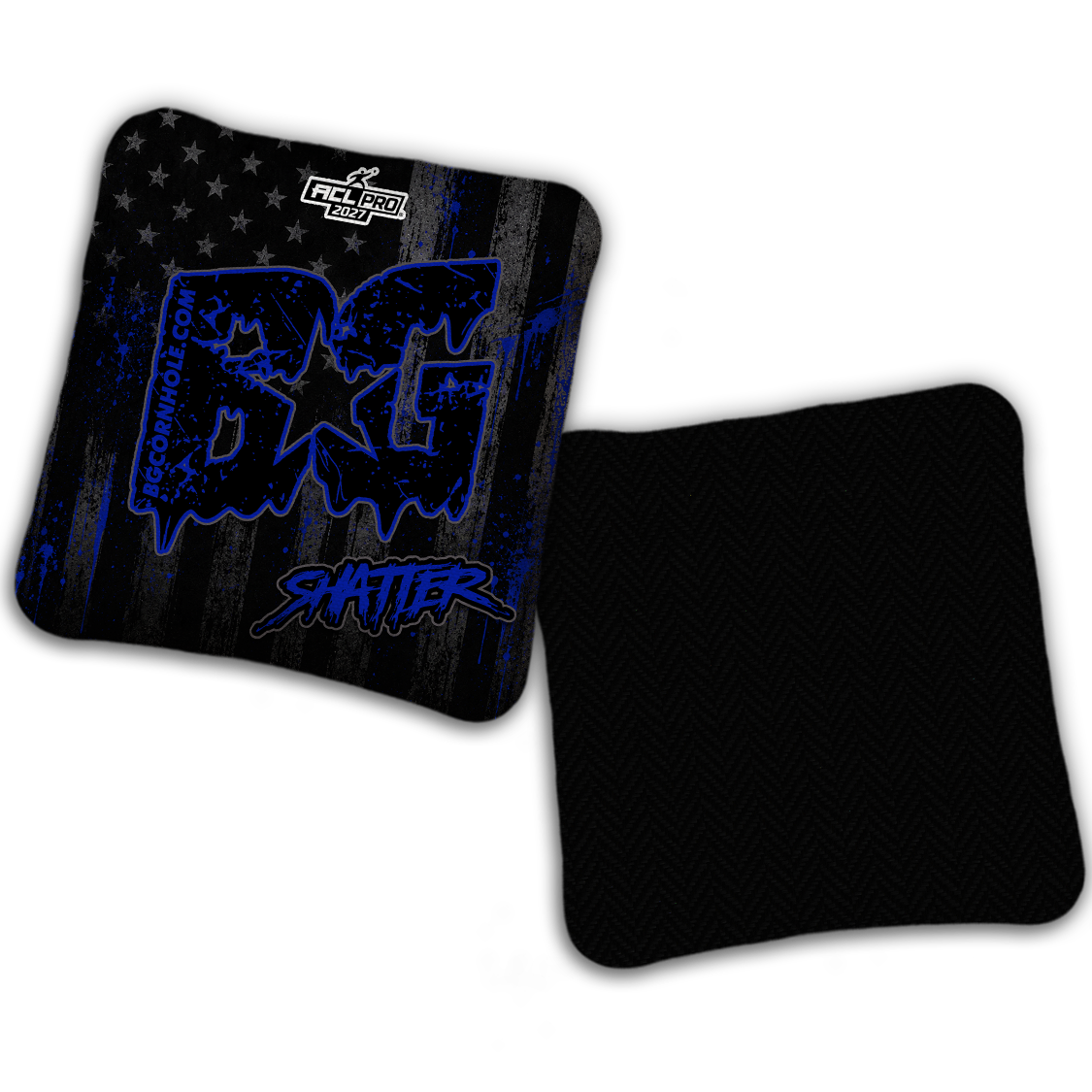 2027 ACL - BG Multiple Bag Models "AMERICAN GRIT" - Pro Stamped Cornhole Bags - SET OF 4 BAGS