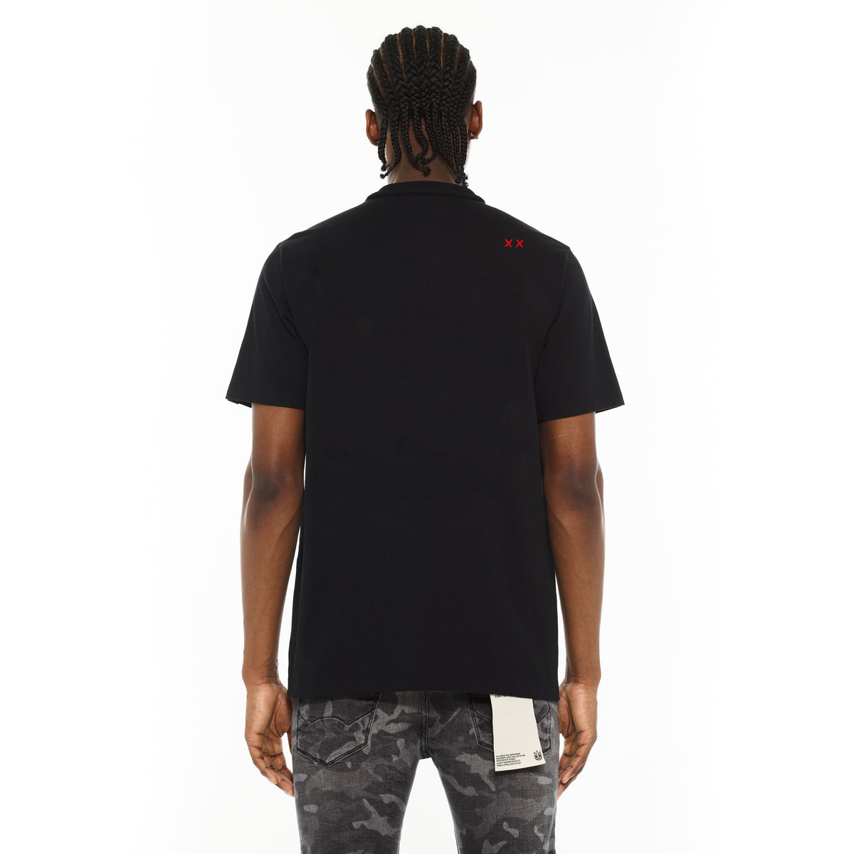 Cult's Crew Neck Tee - Rock N Roll in Black
