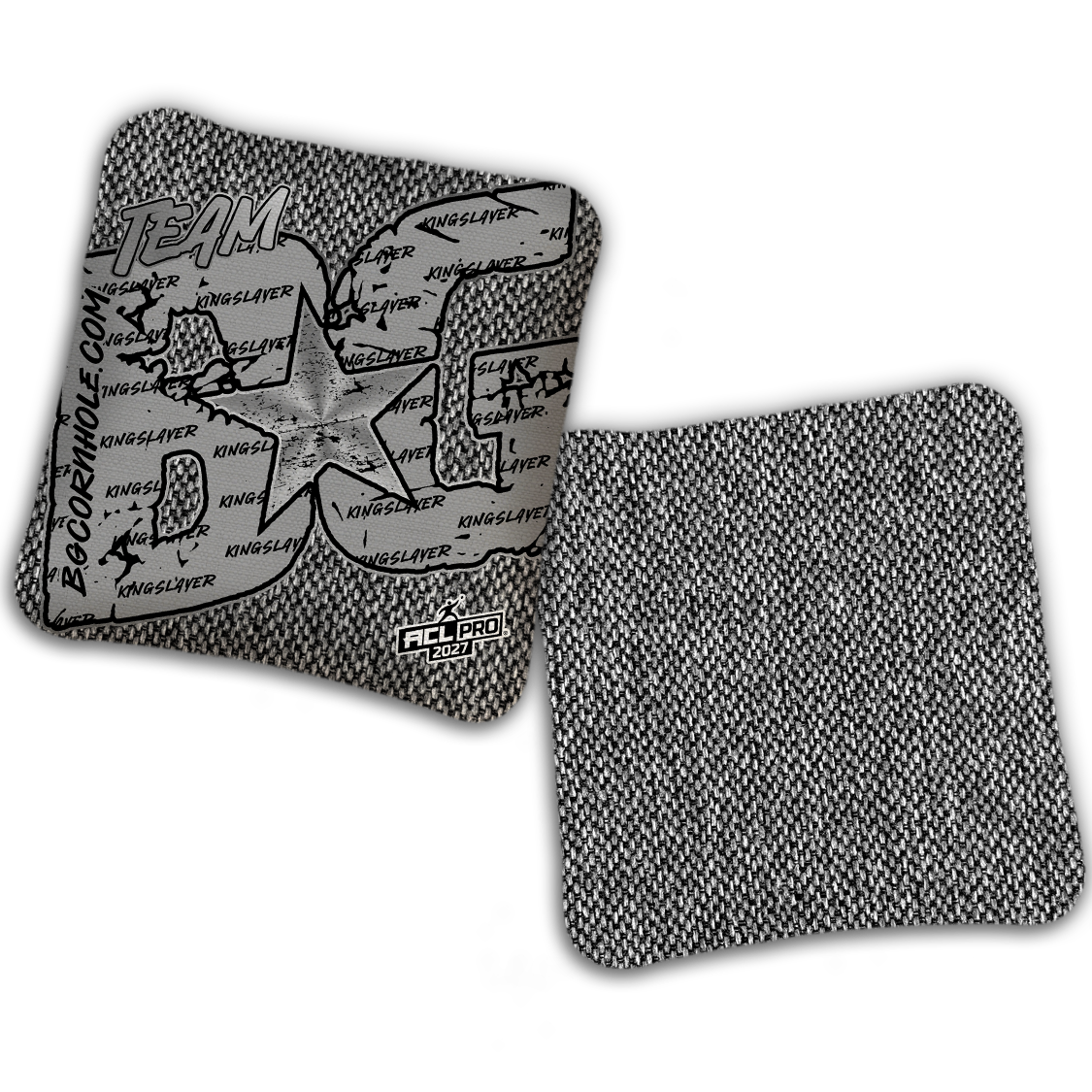 2027 ACL - BG Kingslayer "Big BG Colormatch" - Pro Stamped Cornhole Bags - SET OF 4 BAGS