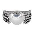 The Guardian Heart Winged Ring