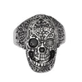 SK1040 Gents Tattoo's Gone Wild Ring Stainless Steel Motorcycle Biker Jewelry 9-16