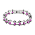 SK1296 Wide All Stainless Steel Purple Candy Rollers