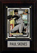 Paul Skenes 2024 Bowman Pittsburgh Pirates 4x6 Plaque BP-125