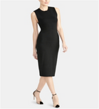 Rachel Roy Women's Cut Out Bodycon Sweaterdress Black Size Medium