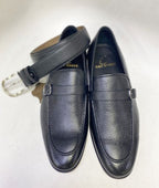 C Collection Deerskin Loafer - Black