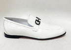 C Collection Patent Leather Loafer - White