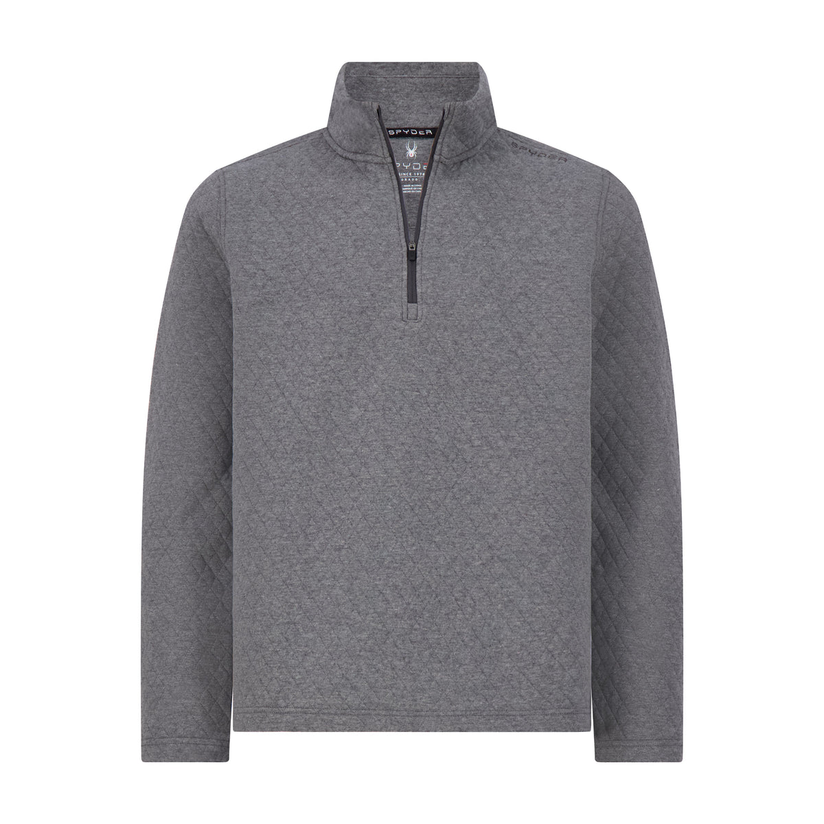SPYDER Men's Diamond Quilt Quarter Zip