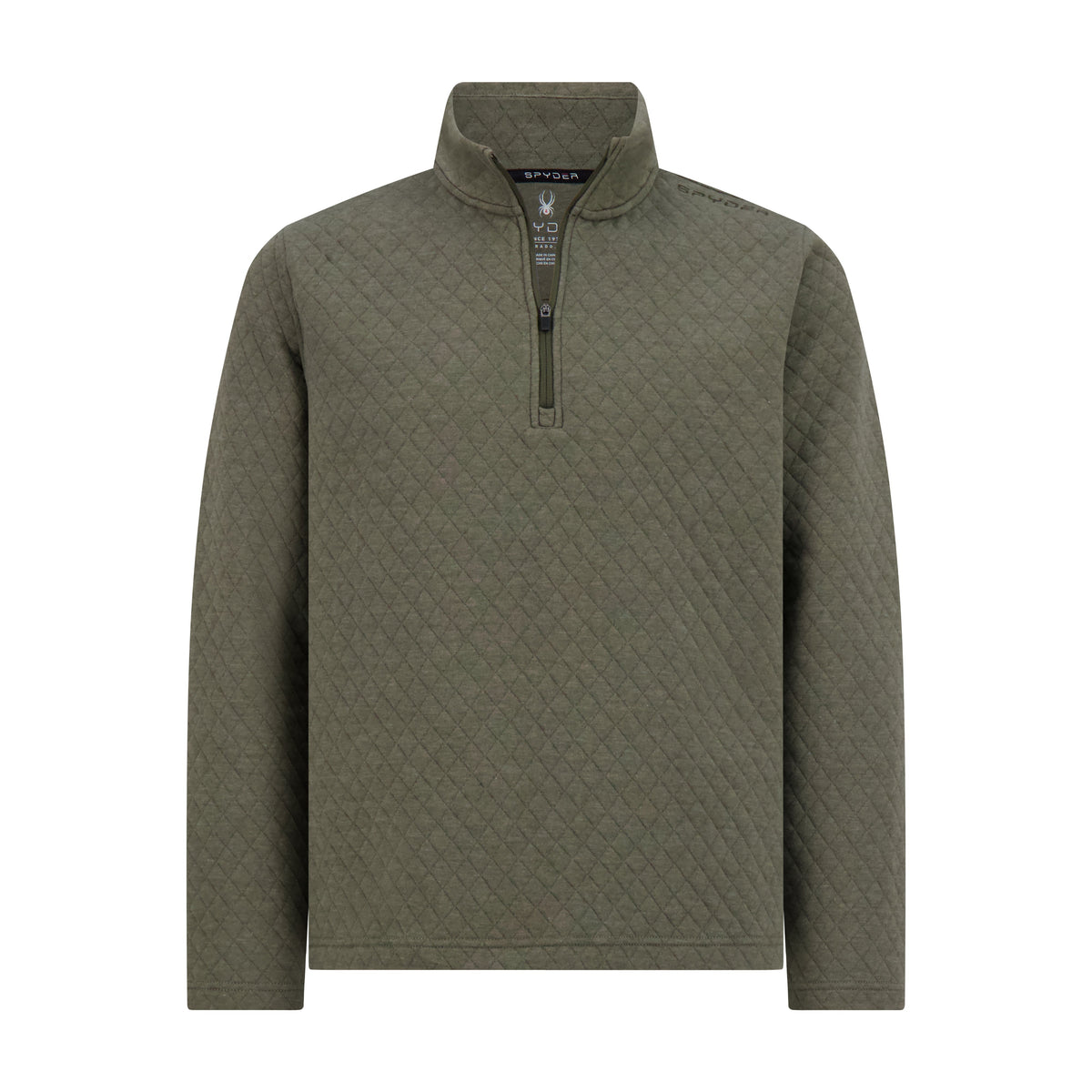 SPYDER Men's Diamond Quilt Quarter Zip