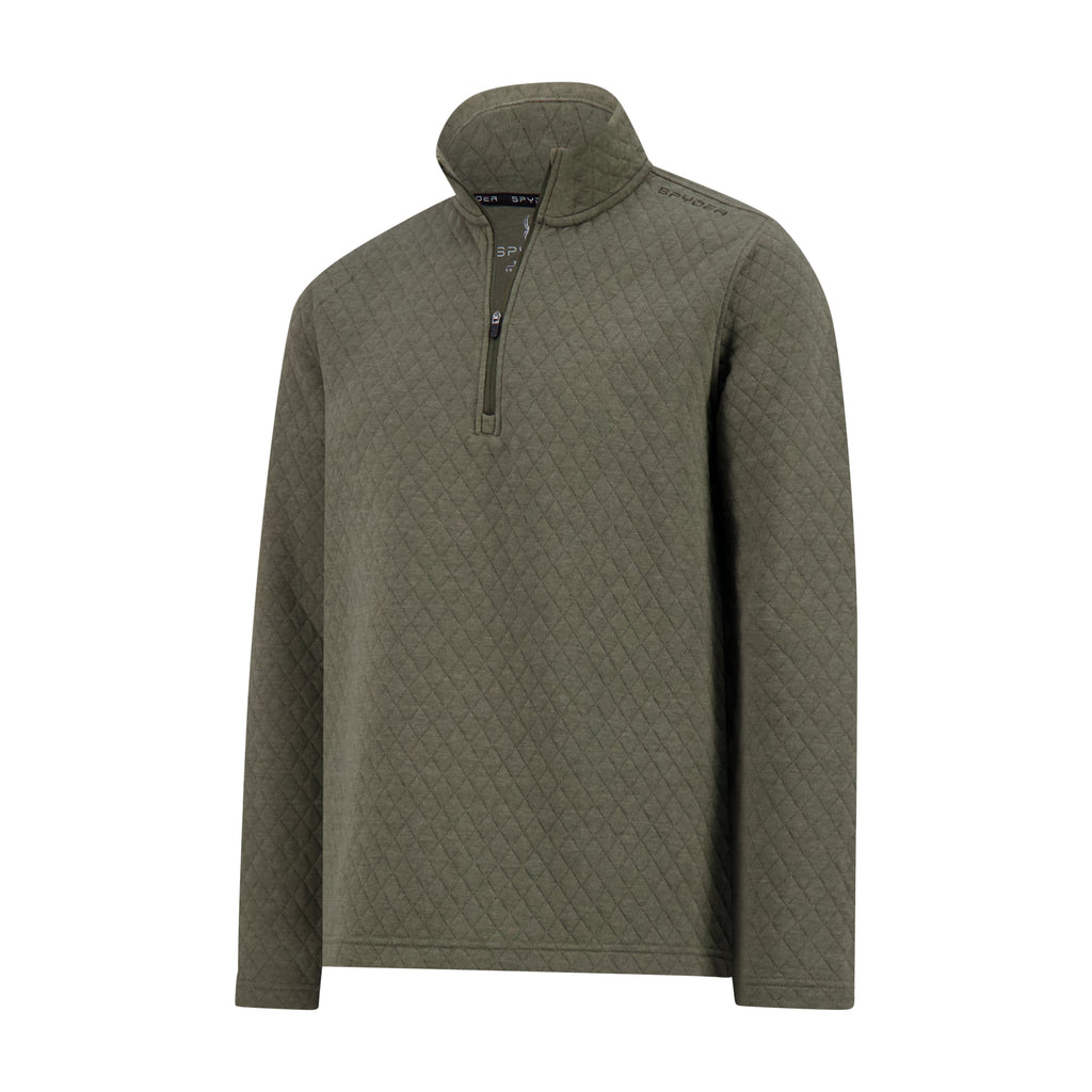 SPYDER Men's Diamond Quilt Quarter Zip