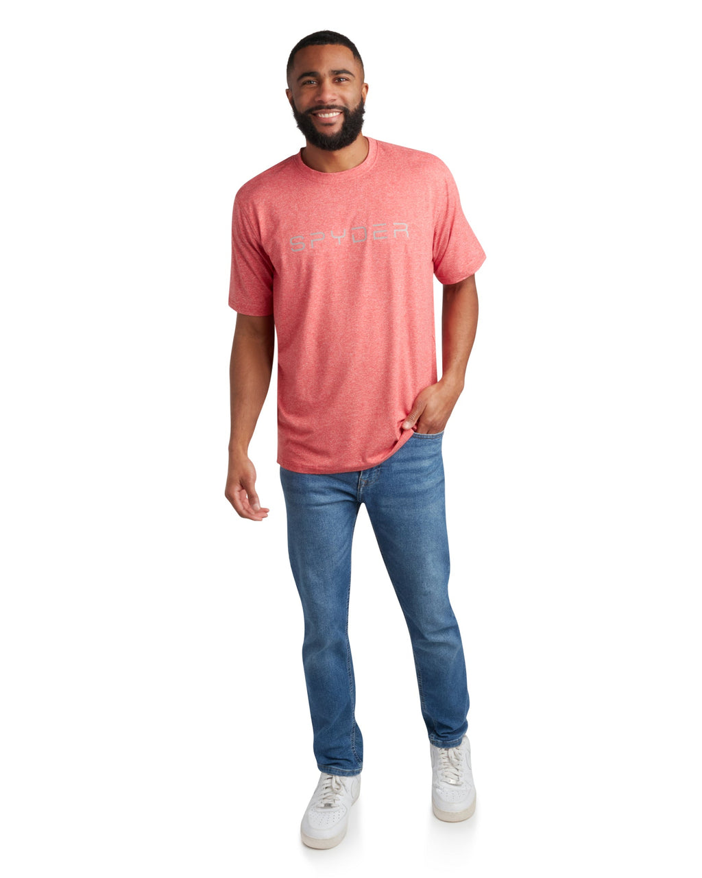 SPYDER Men's Short Sleeve Wordmark Tee