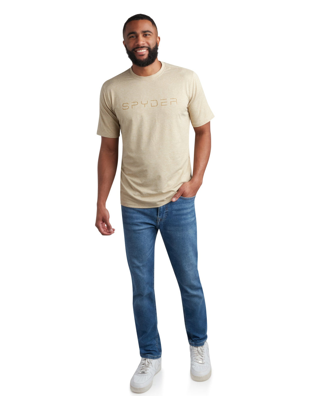 SPYDER Men's Short Sleeve Wordmark Tee