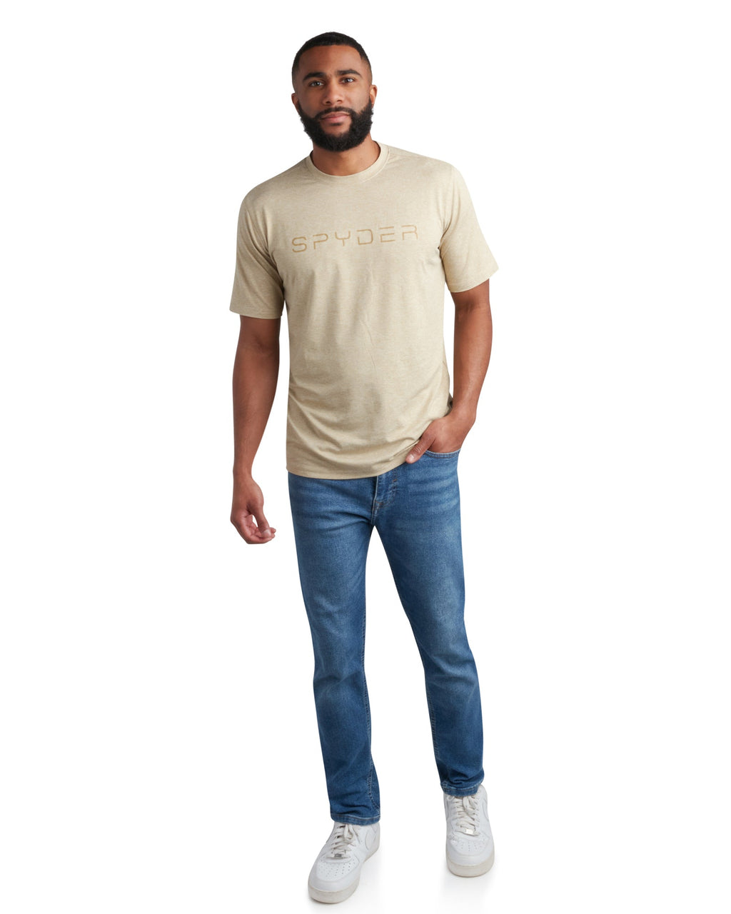 SPYDER Men's Short Sleeve Wordmark Tee