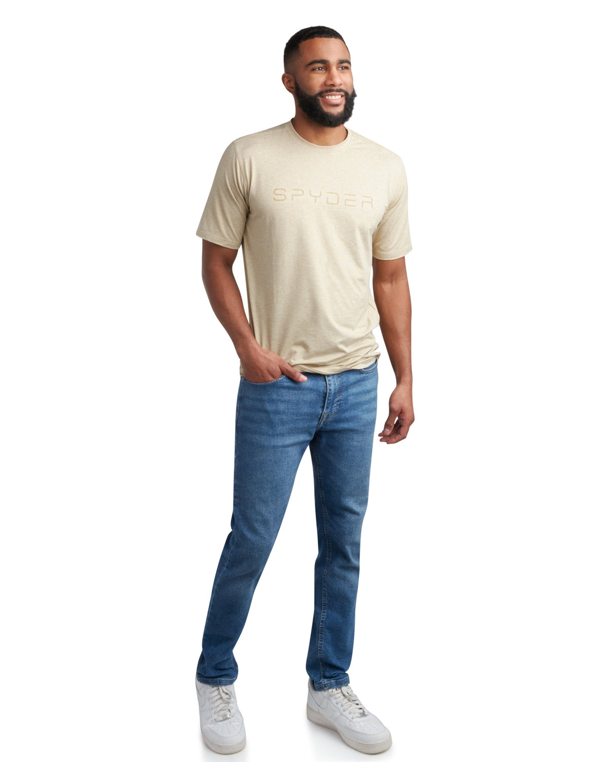 SPYDER Men's Short Sleeve Wordmark Tee