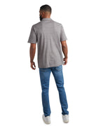 Men's Short Sleeve Tech Pique - Heather Grey