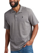 Men's Short Sleeve Tech Pique - Heather Grey