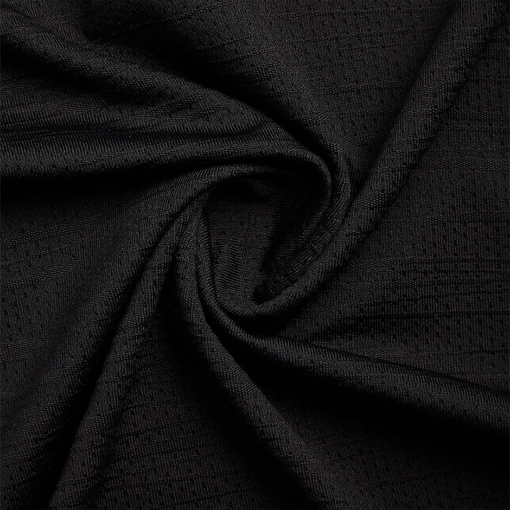 Men's Short Sleeve Jacquard - Black