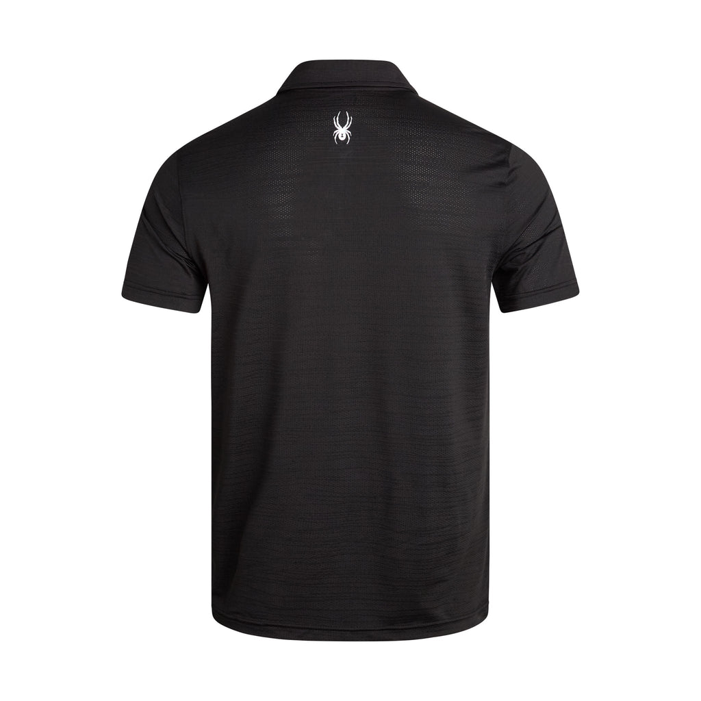 Men's Short Sleeve Jacquard - Black