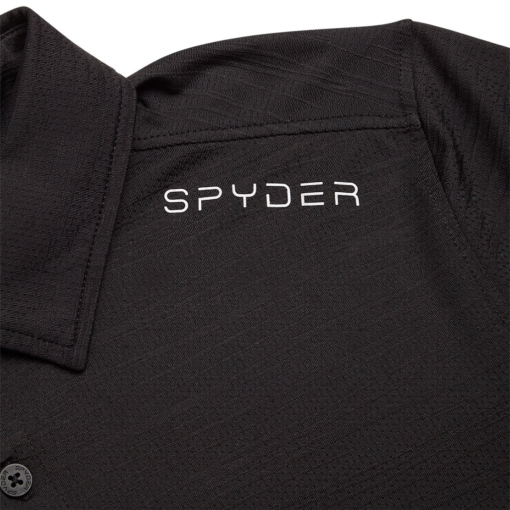 Men's Short Sleeve Jacquard - Black