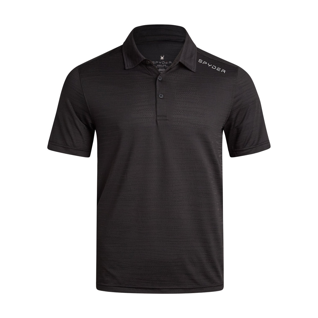 Men's Short Sleeve Jacquard - Black