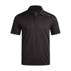 Men's Short Sleeve Jacquard - Black