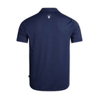 Men's Short Sleeve Jacquard - Navy