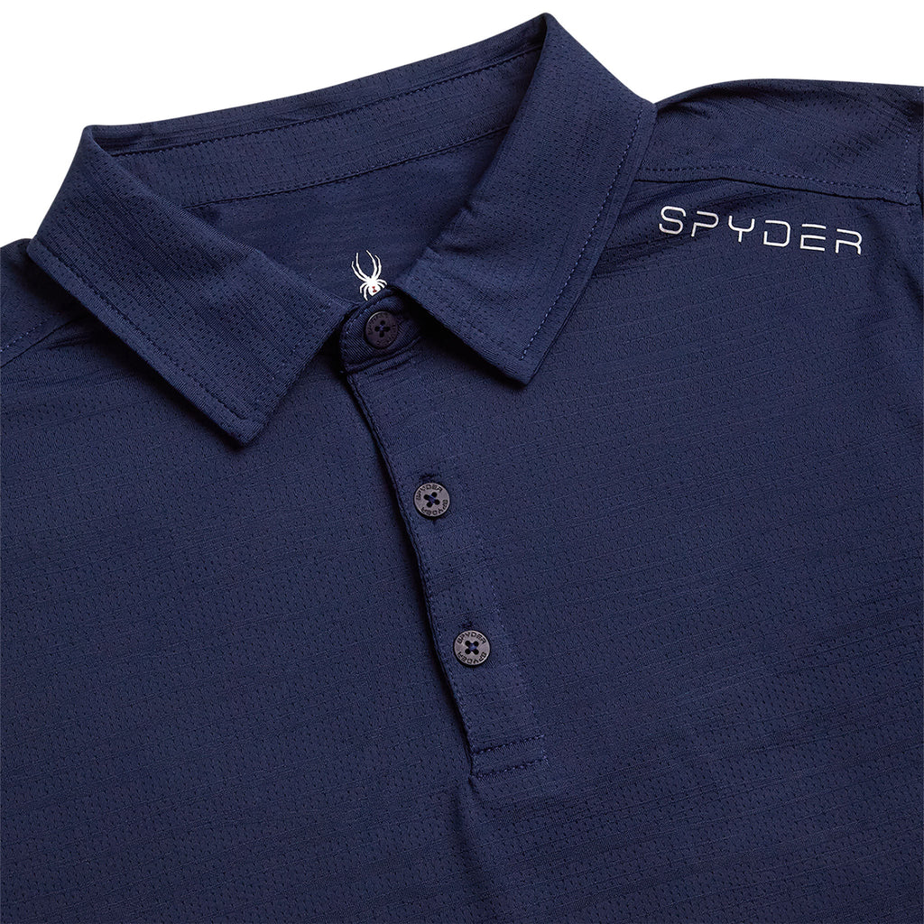 Men's Short Sleeve Jacquard - Navy