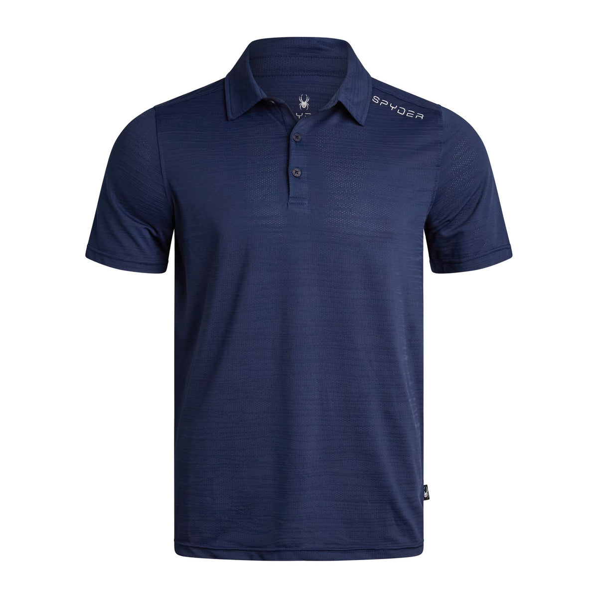 Men's Short Sleeve Jacquard - Navy