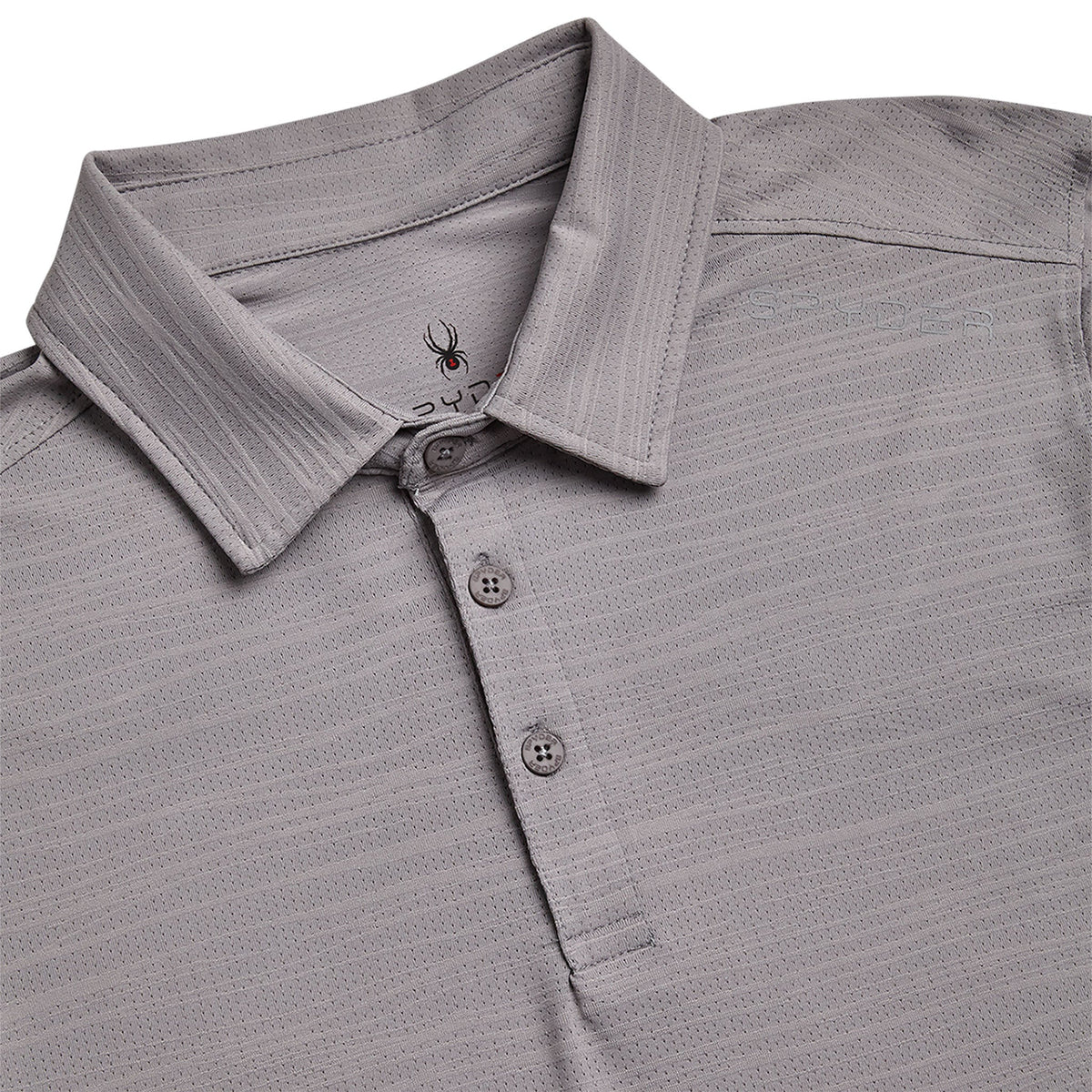 Men's Short Sleeve Jacquard - Pewter