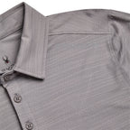 Men's Short Sleeve Jacquard - Pewter