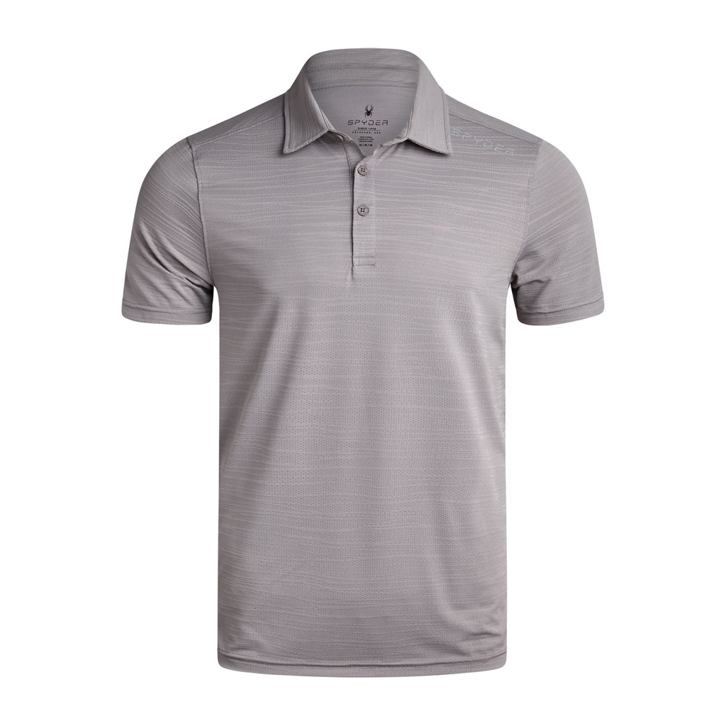 Men's Short Sleeve Jacquard - Pewter