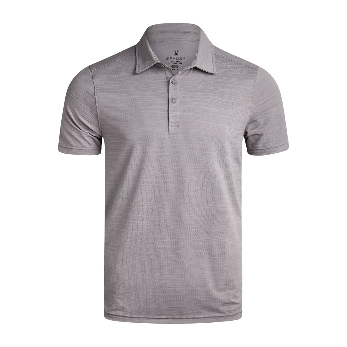 Men's Short Sleeve Jacquard - Pewter
