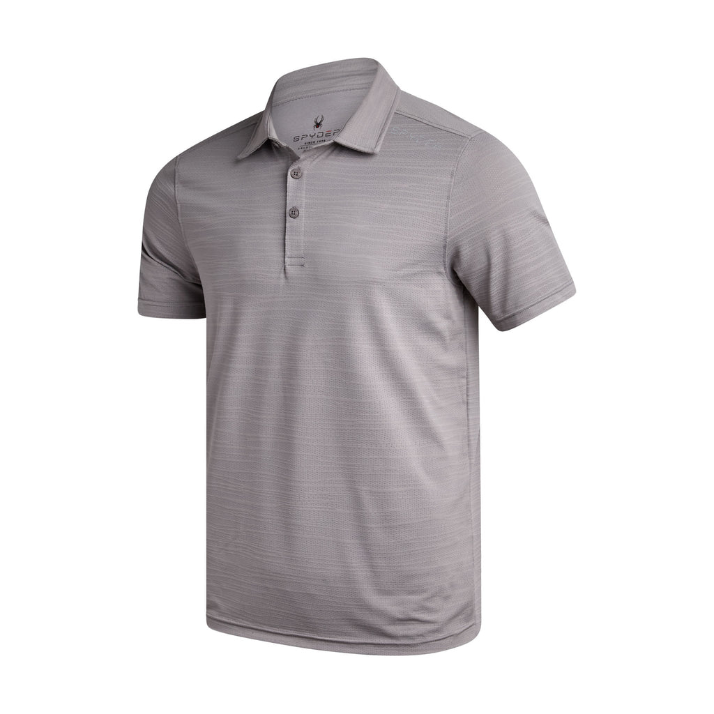 Men's Short Sleeve Jacquard - Pewter